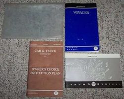 1992 Plymouth Voyager Owner's Manual Set