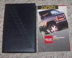 1992 GMC Yukon & Suburban Owner's Manual Set