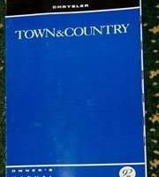 1992 Chrysler Town & Country Owner's Manual