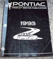 1993 Pontiac Firebird Product Service Publications Manual