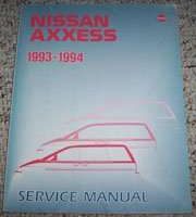 1994 Nissan Axxess Service Manual