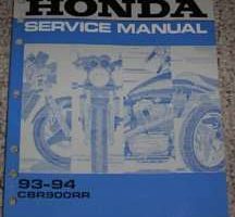 1994 Honda CBR900RR Motorcycle Shop Service Manual