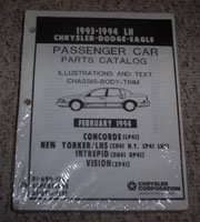 1994 Chrysler LHS Mopar Parts Catalog Binder