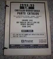 1993 Dodge Intrepid Mopar Parts Catalog Binder