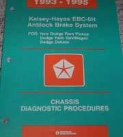 1993Dodge Dakota Kelsey-Hayes EBC-5H ABS Chassis Diagnostic Procedures