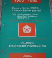 1994 Dodge Ram Truck Kelsey-Hayes EBC-5H ABS Chassis Diagnostic Procedures