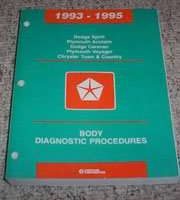 1994 Plymouth Voyager Body Diagnostic Procedures Manual