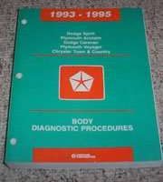 1995 Dodge Spirit Body Diagnostic Procedures