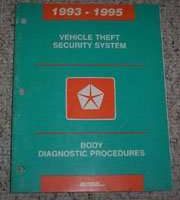 1995 Dodge Ram Truck Vehicle Theft Security System Body Diagnostic Procedures