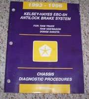 1993 Dodge Dakota Kelsey-Hayes EBC-5H ABS Chassis Diagnostic Procedures