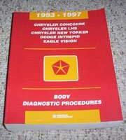 1994 Chrysler LHS Body Diagnostic Procedures