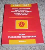 1993 Eagle Vision Body Diagnostic Procedures Manual