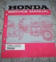 2000 Honda TRX90 Service Manual