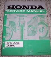 2001 Honda XR650L Service Manual