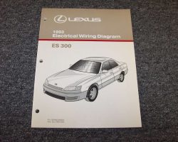1993 Lexus ES300 Electrical Wiring Diagram Manual