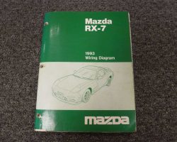 1993 Mazda RX-7 Wiring Diagrams Manual