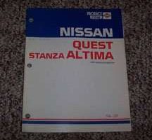 1993 Nissan Quest, Stanza & Altima Product Bulletin Manual