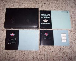 1993 Nissan Stanza Altima Owner's Manual Set