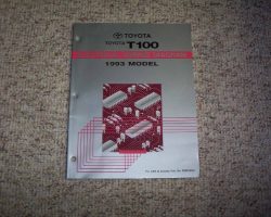 1993 Toyota T100 Electrical Wiring Diagram Manual