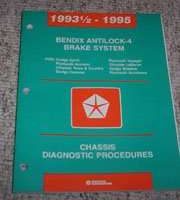 1993.5-1995 Dodge Shadow Bendix Antilock-4 Brake System Chassis Diagnostic Procedures