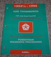 1995 Jeep Grand Cherokee 42RE Transmission Powertrain Diagnostic Procedures Manual