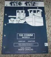 1993 Johnson Evinrude 100 Commercial Models Parts Catalog
