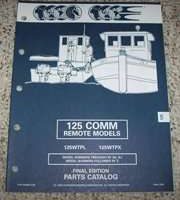1993 Johnson Evinrude 125 HP Commercial Models Parts Catalog