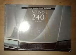 1993 Volvo 240 Owner's Manual