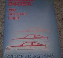 1993 Nissan 240SX Fastback Coupe Large Format Wiring Diagram Manual