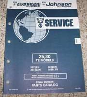 1993 Johnson Evinrude 25 & 30 HP Models Parts Catalog
