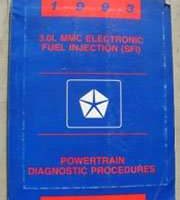 1993 Dodge Ram 50 3.0L MMC EFI Engine Powertrain Diagnostic Procedures
