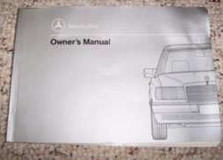 1993 Mercedes Benz 300E 2.8, 300E, 300CE, 300E 4Matic, 400E & 500E Owner's Manual