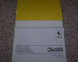 1993 Ferrari 348 Technical Manual