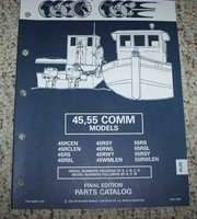 1993 Johnson Evinrude 45 & 55 HP Commercial Models Parts Catalog