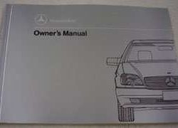 1993 Mercedes Benz 500SEC & 600SEC Owner's Manual
