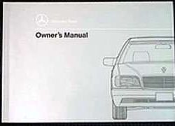 1993 Mercedes Benz 600SEL Owner's Manual