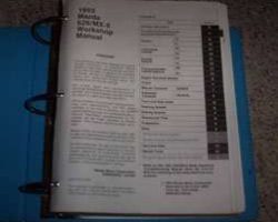 1993 Mazda 626 & MX-6 Workshop Service Manual Binder