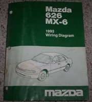 1993 Mazda 626 & MX-6 Wiring Diagram Manual