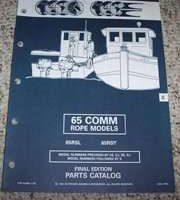 1993 Johnson Evinrude 65 HP Commercial Rope Models Parts Catalog
