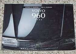 1993 Volvo 960 Owner's Manual