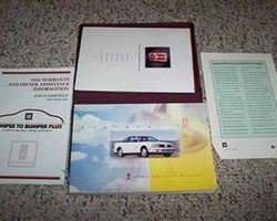 1993 Oldsmobile Achieva Owner's Manual Set