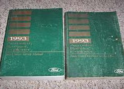 1993 Ford Aerostar, Ranger & Explorer Service Manual
