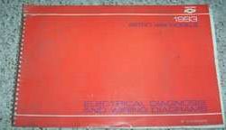 1993 Chevrolet Astro Van Large Format Electrical Diagnosis & Wiring Diagrams Manual