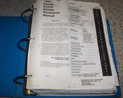 1993 Mazda B2200 & B2600i Truck Workshop Service Manual Binder