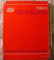 1993 Chevrolet Light Duty Truck Fuel & Emissions Service Manual