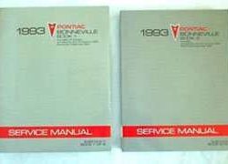 1993 Pontiac Bonneville Owner's Manual