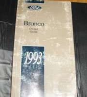 1993 Ford Bronco Owner's Manual