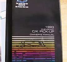 1993 Chevrolet Silverado C/K Pickup Truck Owner's Manual
