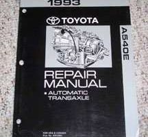 1993 Toyota Camry A540E Automatic Transaxle Service Repair Manual