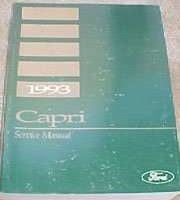 1993 Mercury Capri Service Manual
